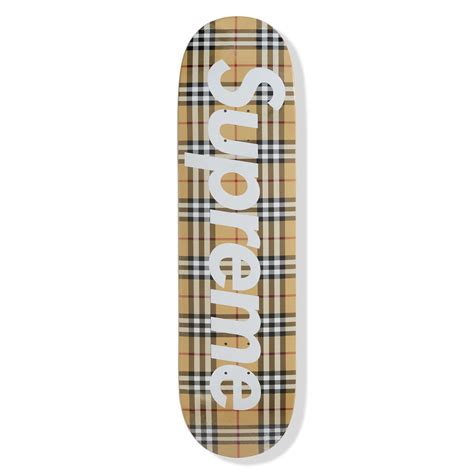 supreme x burberry deck|supreme x burberry collaboration 2022.